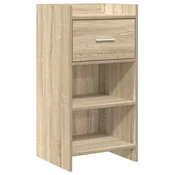 Vidaxl Strani šal Sonoma hrast 40 x 36 x 80 cm Inženirski les