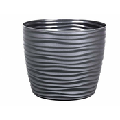 Pokrov za cvetlični lonček SAHARA PETIT plastika mat d15x12cm