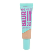 Rimmel Kind & Free Blur It Out Mattifying Skin Tint puder mastna koža 30 ml Odtenek 250 sun beige