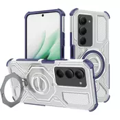 Hibridni ovitek Carbon Shield Pro za Xiaomi Redmi 15 4G/Redmi 15 5G - blue transparent