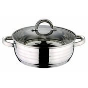 BLAUMANN Posoda za peko/lonec s pokrovom iz nerjavečega jekla 28 cm Gourmet Line BL-1504