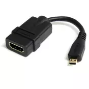Lenovo 4Z10F04125 adapter za video kabel HDMI Micro-HDMI Črna