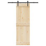 Pribor za klizna vrata 152,5 cm celicni crni