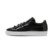 PUMA Suede Bloom Patent Sneakers Women, Shoes, Black/White, 38.5