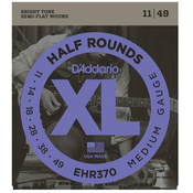 DAddario EHR370 Half Rounds Medium 11-49