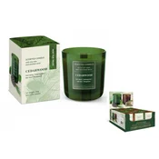 eoshop Sveča v kozarcu CEDROVINA dišeči leseni stenj 150g