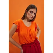 Marisse Womens Shirt L-Ko-4029 Orange