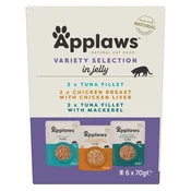 Applaws Variety Selection vrecica za macke, izbor u želeu 6 x 70 g