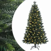 Umetno Zložljivo Božično Drevo 120 cm 150 LED Toplo bela
