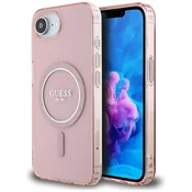 1 to 3 Guess Iml Ovitek V Krogu Z Bleščicami Za Iphone 16E Za Magsafe Elegant