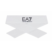 Traka za glavu EA7 Tennis Pro Headband - white/black