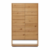 Omarica v hrastovem dekorju 100x163,5 cm Alguema – Kave Home