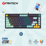 Tastatura Mehanicka Gaming Fantech MK875 RGB Atom 81 Navy (Blue switch)