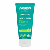 Weleda Men Energy Fresh 3in1 Shower Gel poživljajoč gel za prhanje za telo, obraz in lase 200 ml za moške