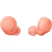 SONY brezžične slušalke WF-C500, oranžne