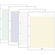 AKTA Listi v štirih barvah črtni (7,5mm) 100 listov (4 x 25 listov)