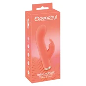 shumee Peachy - Mini vibrator Bunny za stimulacijo klitorisa in G-točke - oranžen