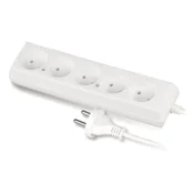 slomart Razdelilna napajalna vtičnica PLASTROL, 5 vtičnic, 5m kabel