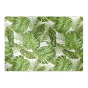 Decormat Podloga za stol parket Tropical leaves 120x90 cm 15 cm