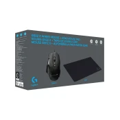 Logitech Set Gaming miš G502 X i Gaming podloga za miš G240, Crni