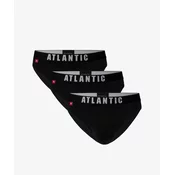 Moške športne hlačke ATLANTIC 3Pack - črna