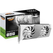 inno3D GeForce RTX 5060 Twin X2 OC 8GB GDDR7, 128-bit, 1x HDMI/3x DP, bela (N50602-08D7X-195070W) grafična kartica