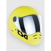 TSG Pass 2.0 Solid Color +Bonus Visor Helmet satin acid yellow