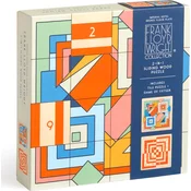 Galison Drsna lesena sestavljanka Frank Lloyd Wright: Imperial Hotel 2v1 (16 kosov)