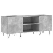 Ormaric za ploce boja betona 121 x 38 x 48 cm konstruirano drvo