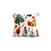 Prevleka za blazino mikropliš FESTIVE MAGIC 45x45 cm, bela