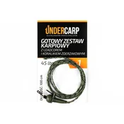 Leadcore rigs 45 lbs/100 cm zelene barve