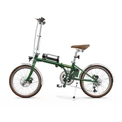Onesport Zložljivo električno kolo ONESPORT OT02 Pro, lahko, 25 km/h za mesto, zeleno, (5000232097)