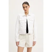 Tommy Jeans Jeans jakna Classic Trucker Jacket Bi8194 DW0DW20121 Bela Regular Fit