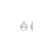 Nosac za Swarovski cirkon14 mm boja srebra
