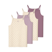 NAME IT Spodnja majica kremna/travnato zelena/majnica/mauve