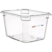 ARAVEN Gastronorm posoda GN 1/2, polikarbonat, integrirana etiketa, globina: 200 mm, prostornina: 11,35 L