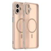 Hibridni ovitek HaloFrost II MagSafe za Samsung Galaxy A07 - gold