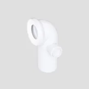 58 104 01 0000: WC priključno koleno SANIT 90° fi: 110 z desnim priključkom, alpsko belo