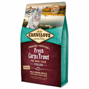 Carnilove Cat Fresh Adult Sterilised - krap & postrv 2 kg