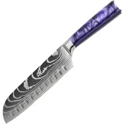 Kuhinjski nož KN - 39312 - Santoku / Vijolična KP39312