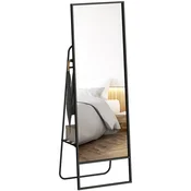 HOMCOM HOMCOM celozrcalno ogledalo kovina, steklo 50D x 38Š x 157V cm črno, (5000242277)