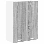 Vidaxl Viseča omarica Siva Sonoma 60 x 31 x 80 cm Konstruiran les