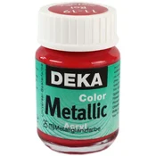 Rayher. Akrilna barva Deka ColorMetallic 25 ml rdeča