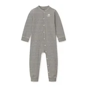 Liewood  pajac za dojenčke iz bombaža z elastanom Birk Grow Striped Pyjamas Jumpsuit