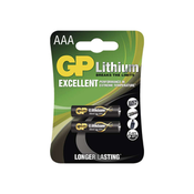 GP Lithium Battery AAA (FR03) 2 pack