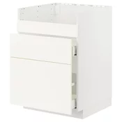 METOD / MAXIMERA Pod.el.BREDSJÖN sudop/3front/2fiok, bela/Vallstena bela, 60x60 cm