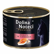 DOLINA NOTECI PREMIUM 185g bogata z lososom za mačke