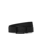 Calvin Klein Pas Pin Buckle Rbr Aop 35Mm Adj/Rev LV04D7135G Črna