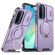 Maska za Samsung A175F Galaxy A17 CamShield Ring stand, Ljubicasta