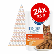 Hills Science Plan Feline Mature Adult 7+ Senior Vitality -  12 x 85 g (piščanec & losos)